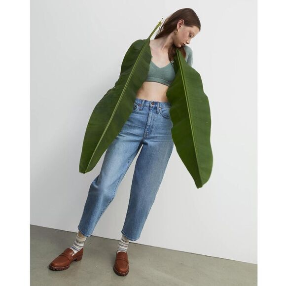 NEW Madewell USA-made Balloon Jeans in Whistler Wash, 25 - Picture 2 of 16